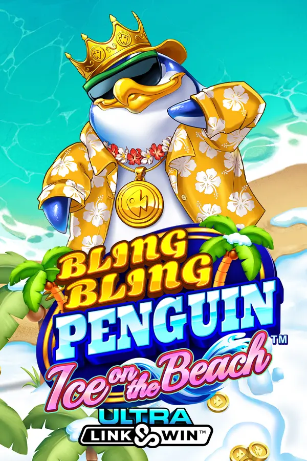 Bling Bling Penguin: Ice on the Beach
